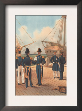 Commander, Captain And Lieutenant Of The Navy by Werner Pricing Limited Edition Print image