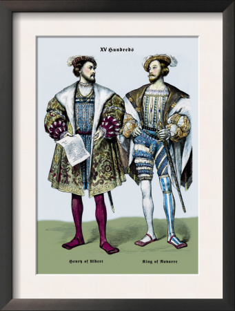 Henry Of Ulbert And The King Of Navarre, 16Th Century by Richard Brown Pricing Limited Edition Print image
