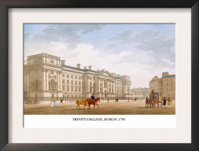 Trinity College, Dublin, 1793 by James Malton Pricing Limited Edition Print image
