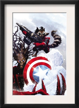 Guardians Of The Galaxy #2 Cover: Rocket Raccoon And Groot by Paul Pelletier Pricing Limited Edition Print image