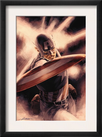Captain America Theater Of War: A Brother In Arms #1 Cover: Captain America by Mitchell Breitweiser Pricing Limited Edition Print image