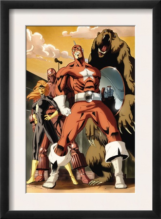 She-Hulk #34 Group: Red Guardian, Ursa Major, Darkstar And Crimson Dynamo by Vincenzo Cucca Pricing Limited Edition Print image