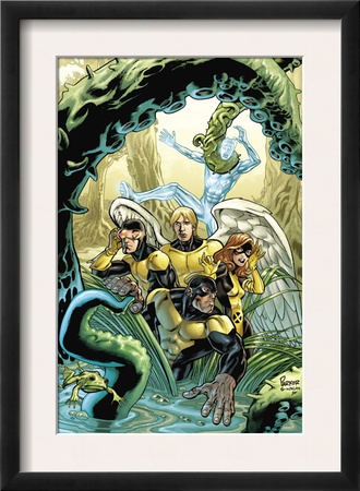 X-Men: First Class Giant-Size Special #1 Cover: Beast, Cyclops, Marvel Girl, Angel And Iceman by Jeff Parker Pricing Limited Edition Print image