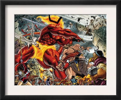 Thor #85 Group: Surtur And Beta-Ray Bill by Andrea Di Vito Pricing Limited Edition Print image