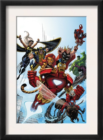 Marvel Adventures The Avengers #38 Cover: Iron Man by Casey Jones Pricing Limited Edition Print image