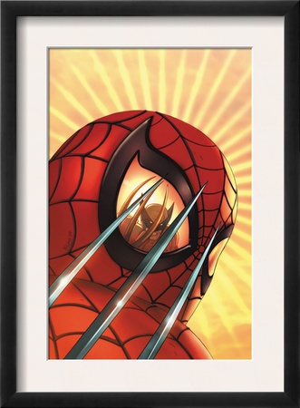 Marvel Age Team Up #2 Cover: Spider-Man And Wolverine Charging by Scott Kolins Pricing Limited Edition Print image