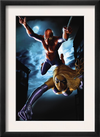 Ms. Marvel Annual #1 Cover: Spider-Man And Ms. Marvel by Greg Horn Pricing Limited Edition Print image