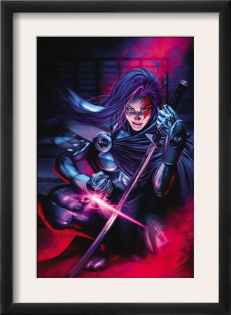 New Exiles #9 Cover: Psylocke by Alan Davis Pricing Limited Edition Print image