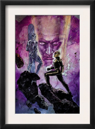 Nova #15 Cover: Nova And Silver Surfer by Alex Maleev Pricing Limited Edition Print image