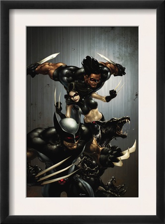 X-Force #1 Cover: Wolverine, X-23, Wolfsbane And Warpath by Clayton Crain Pricing Limited Edition Print image