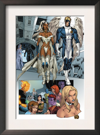 X-Men: Manifest Destiny #2 Group: Storm, Angel And Emma Frost by Michael Ryan Pricing Limited Edition Print image