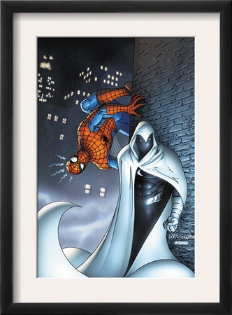 Marvel Team Up #7 Cover: Moon Knight And Spider-Man by Scott Kolins Pricing Limited Edition Print image