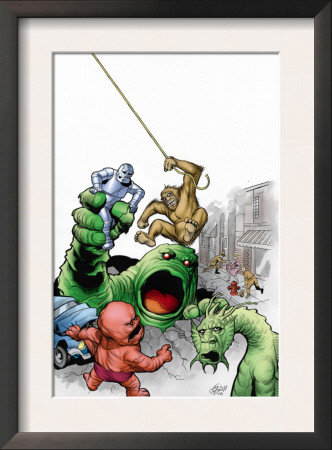 Marvel Monsters: Fin Fang Four #1 Cover: Fin Fang Foom by Eric Powell Pricing Limited Edition Print image