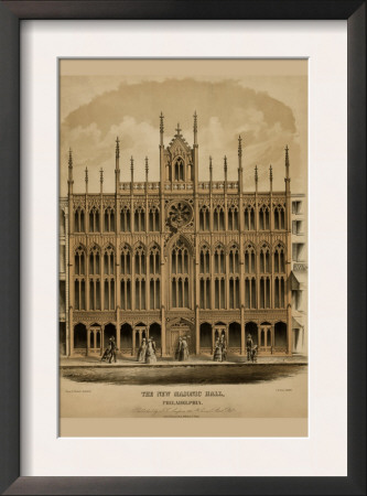Symbols - Masonic Temple Philadelphia by D. Chillas Pricing Limited Edition Print image