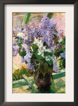Flowers In The Window by Mary Cassatt Pricing Limited Edition Print image