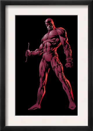 The Official Handbook Of The Marvel Universe Group: Daredevil by David Finch Pricing Limited Edition Print image