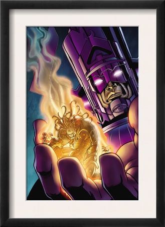 Stormbreaker: Beta Ray Bill #4 Cover: Galactus And Stardust by Andrea Divito Pricing Limited Edition Print image