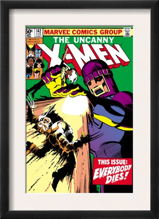 Uncanny X-Men #142 Cover: Wolverine And Sentinel by John Byrne Pricing Limited Edition Print image