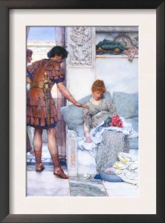 A Quiet Greeting by Sir Lawrence Alma-Tadema Pricing Limited Edition Print image