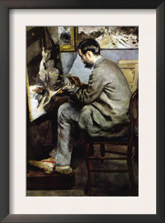 The Painter In The Studio Of Bazille by Pierre-Auguste Renoir Pricing Limited Edition Print image