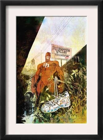 Daredevil: Redemption #1 Cover: Daredevil by Bill Sienkiewicz Pricing Limited Edition Print image