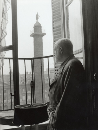 Ernest Hemingway In Paris, September 14, 1956 by Luc Fournol Pricing Limited Edition Print image