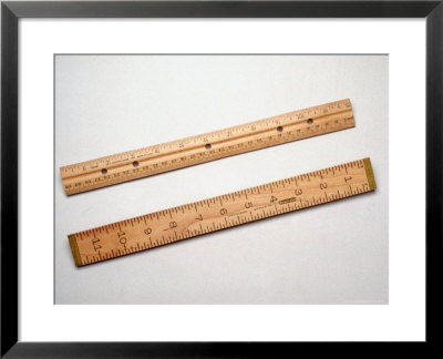 Two Wooden Rulers by Kathy Tarantola Pricing Limited Edition Print image