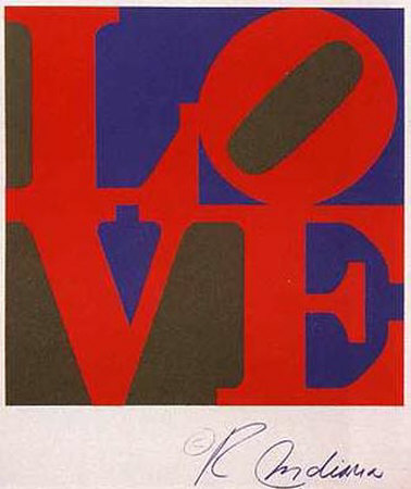 Love (Blue, Green, Red) by Robert Indiana Pricing Limited Edition Print image