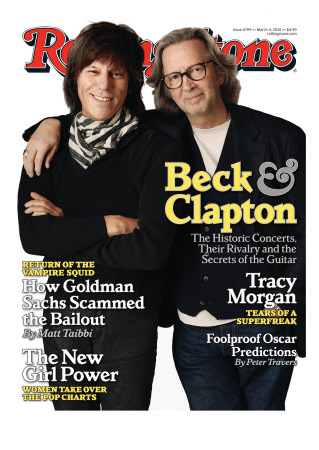 Beck And Clapton, Rolling Stone No. 1099, March 4, 2010 by Jones Sam Pricing Limited Edition Print image