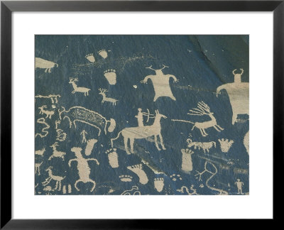 Petroglyphs, Utah, Usa by Michael Fogden Pricing Limited Edition Print image