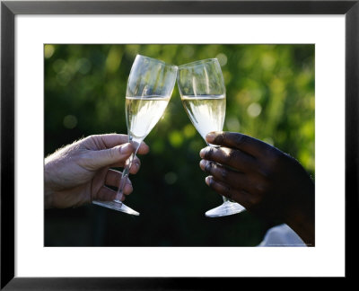 People Toasting With Champagne by Roger De La Harpe Pricing Limited Edition Print image