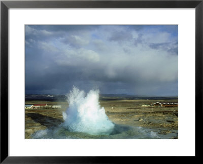 Strokkur (The Butter Churn) Geyser Hot Springs Area, Iceland by Richard Packwood Pricing Limited Edition Print image
