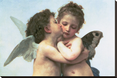 The First Kiss (Detail) by William Adolphe Bouguereau Pricing Limited Edition Print image
