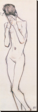 Girl Standing by Egon Schiele Pricing Limited Edition Print image