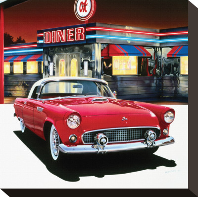 Ford Thunderbird '55 by Graham Reynolds Pricing Limited Edition Print image