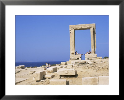 Remains Of The Temple Of Apollo, Near Naxos Town, Island Of Naxos, Cyclades, Greece by Richard Ashworth Pricing Limited Edition Print image