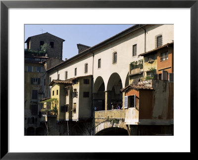Houses And Shops On The Ponte Vecchio, Florence, Tuscany, Italy by Lousie Murray Pricing Limited Edition Print image