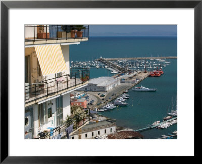 Town View With Port, Salerno, Campania, Italy by Walter Bibikow Pricing Limited Edition Print image