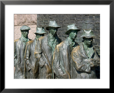 Statue At Franklin Delano Roosevelt Memorial, Washington Dc, Usa by Lisa S. Engelbrecht Pricing Limited Edition Print image