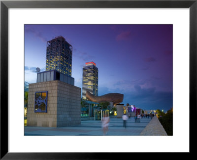 Port Olimpic, Barcelona, Spain by Alan Copson Pricing Limited Edition Print image