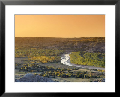Little Missouri River And River Bend Overlook, Theodore Roosevelt National Park, North Dakota, Usa by Michele Falzone Pricing Limited Edition Print image