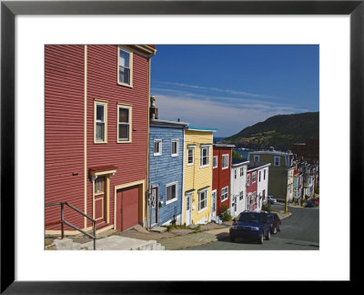 Colourful Houses In St. John's City, Newfoundland, Canada, North America by Richard Cummins Pricing Limited Edition Print image