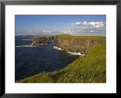 Cliffs Near Kilkee, Loop Head, County Clare, Munster, Republic Of Ireland, Europe by Richard Cummins Pricing Limited Edition Print image