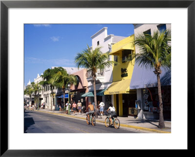 Street Scene On Duval Street, Key West, Florida, Usa by John Miller Pricing Limited Edition Print image