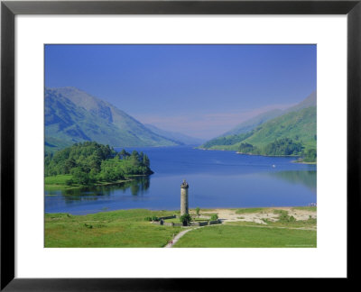 Glenfinnan Monument And Loch Shiel, Highlands Region, Scotland, Uk, Europe by Kathy Collins Pricing Limited Edition Print image