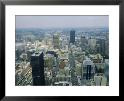 Aerial View Of Johannesburg City Centre by Fraser Hall Pricing Limited Edition Print image