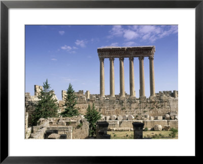Roman Temple Of Jupiter, Lebanon, Middle East by Gavin Hellier Pricing Limited Edition Print image