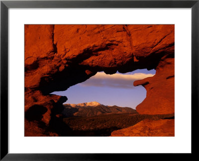 Legendary Pike's Peak, Garden Of The Gods, Colorado Springs, Colorado by Jerry Ginsberg Pricing Limited Edition Print image