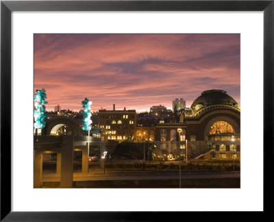 Museum Of Glass And Chihuly Bridge Of Glass, Tacoma, Washington by John & Lisa Merrill Pricing Limited Edition Print image