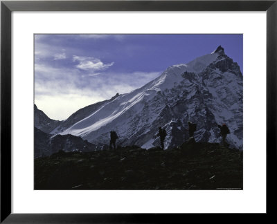 Trekking In Mera, Nepal by Michael Brown Pricing Limited Edition Print image
